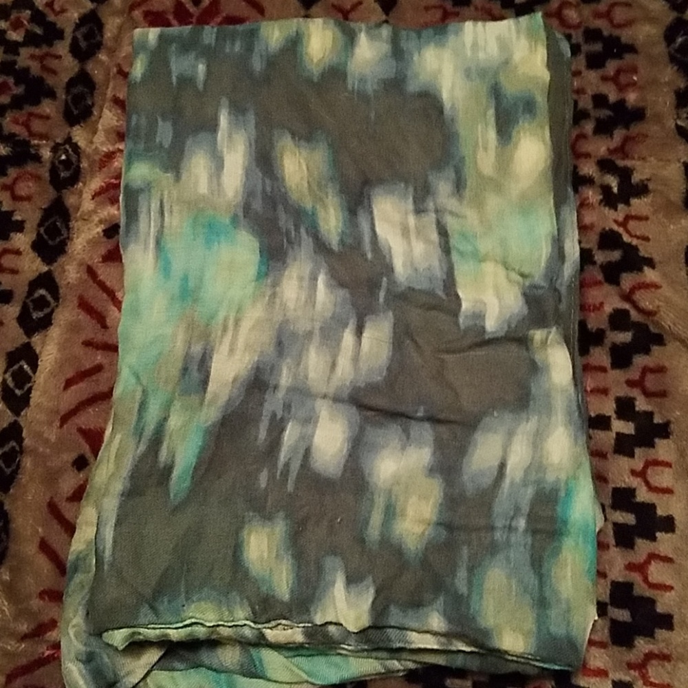 Blue turquoise Scarf